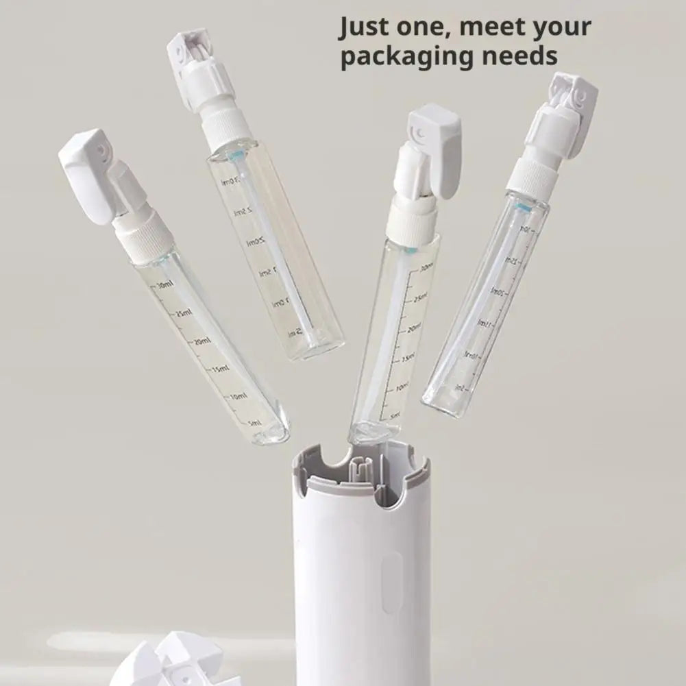 Portable 4-in-1 Smart Travel Bottle Set